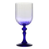 Kieliszki - Cieniowane kieliszki do wina BUBBLE z granatową nóżką 300 ml - miniaturka - grafika 1
