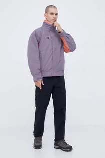 Kurtki męskie - Columbia kurtka outdoorowa kolor fioletowy przejściowa - grafika 1