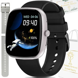 Gravity GT18-5 Czarny, Szary - Smartwatch - miniaturka - grafika 1