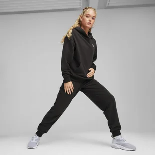 Damski dres komplet Puma Loungewear Suit TR - czarny - PUMA - Dresy damskie - miniaturka - grafika 1