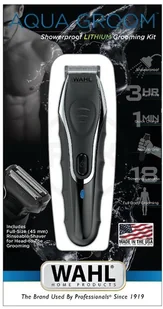 Wahl 9899-016 Aqua Groom wodoodporna maszynka trymer do brody, włosów i ciała - Golarki męskie - miniaturka - grafika 1