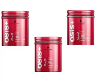 Schwarzkopf Osis Thrill, Zestaw: włóknista guma do stylizacji, 3x100ml - Zestawy kosmetyków damskich - miniaturka - grafika 1