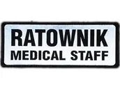 Odzież robocza - Emblemat Ratownik Medical Staff Odblaskowy Na Rzepie 13 X 5 Cm Nowy - miniaturka - grafika 1
