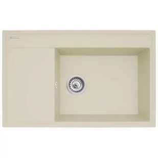 Pyramis Zlew CAMEA 79x50) 1B 1D R wanilia komora PRAWA) 70091301) 70091301 - Zlewozmywaki - miniaturka - grafika 1