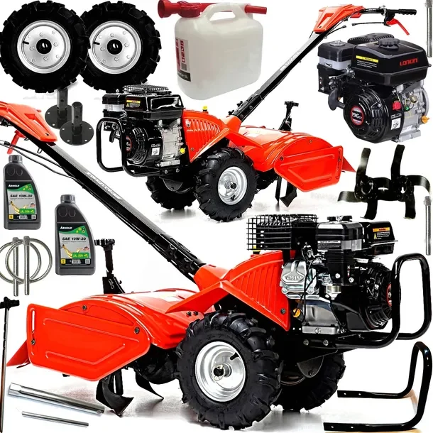 Mocna GLEBOGRYZARKA z napędem HORTMASZ 50cm LONCIN 212cc ŻELIWNA KOŁA !!!