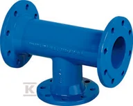 Łączniki, trójniki, kształtki - Trójnik kołnierzowy DN100x80, PN10, GJL-żeliwo szare - miniaturka - grafika 1