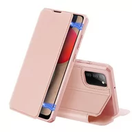 Etui i futerały do telefonów - Dux Ducis Skin X kabura etui pokrowiec z klapką Samsung Galaxy A02s EU różowy - miniaturka - grafika 1