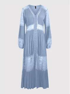 Sukienki - YAS Sukienka letnia Meza 26027064 Niebieski Regular Fit - grafika 1