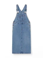 Spodnie damskie - salopette donna dickies bib long overall dress - dk0a4z6t k211 rinsed blue - miniaturka - grafika 1