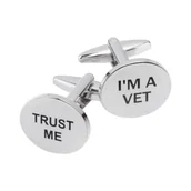 Zabawy w naśladowanie dorosłych - Spinki do mankietów Dla Weterynarza X2 BOCO028 - miniaturka - grafika 1