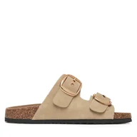 Klapki i japonki damskie - Klapki JENNY LB-P1597-YLD Beżowy - miniaturka - grafika 1