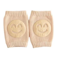 Zabezpieczenia dla dzieci - Nakolanniki Ochraniacze Do Raczkowania Na Kolana Dla Niemowląt Beżowe - miniaturka - grafika 1