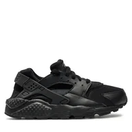 Sneakersy damskie - Sneakersy Nike Huarache Run (GS) 654275 016 Czarny - miniaturka - grafika 1