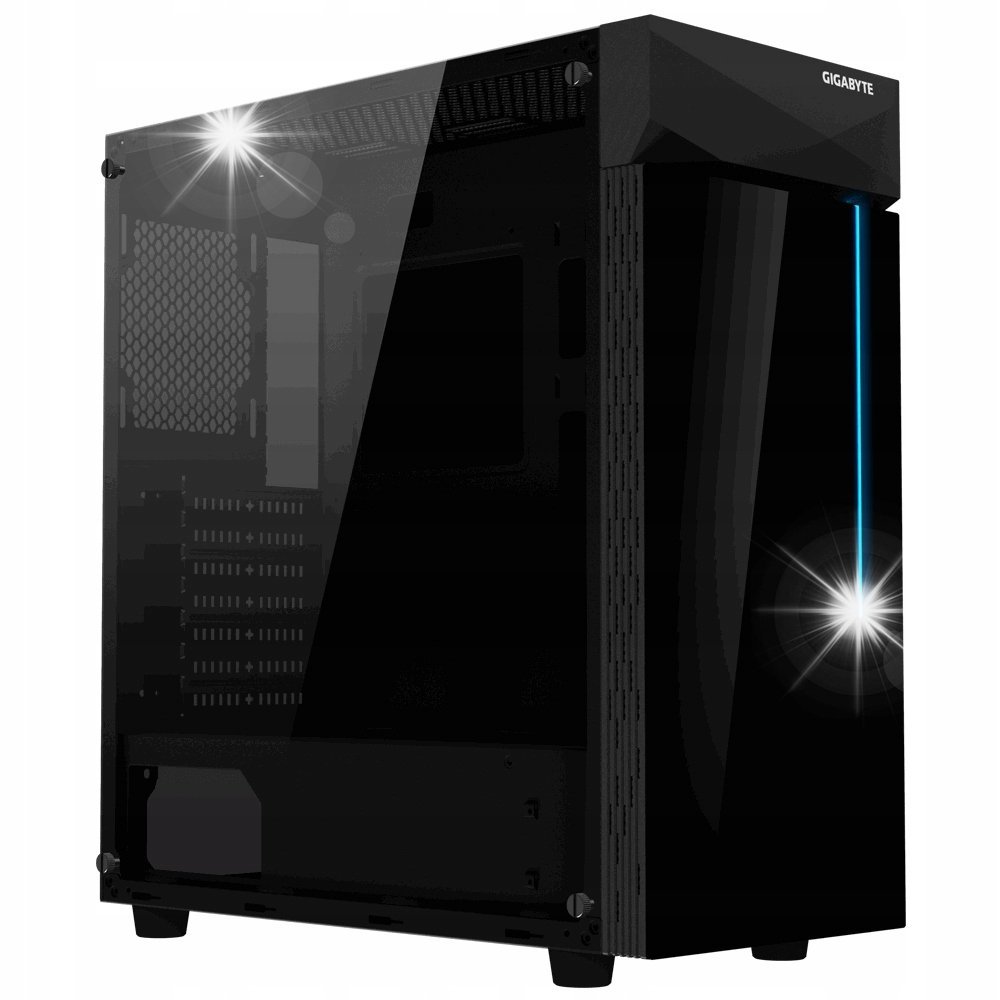 Obudowa do komputera Gigabyte C200 Glass RGB Midi Tower ATX Czarna