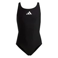 Stroje kąpielowe - adidas 3 Bars Sol St Y kostium kąpielowy dla dziewczynek - miniaturka - grafika 1