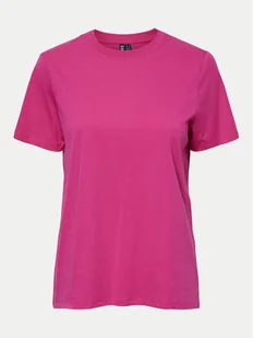 Pieces T-Shirt Ria 17140802 Różowy Regular Fit - Koszulki i topy damskie - miniaturka - grafika 1