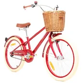 Rowery - Rower dziecięcy GERMINA Vintage 20 cali dla chłopca Czerwony - miniaturka - grafika 1