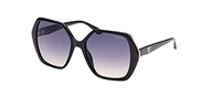 Okulary przeciwsłoneczne - GUESS okulary przeciwsłoneczne GU7827 Shiny Black/Grey Shaded 56/18/135 unisex - miniaturka - grafika 1