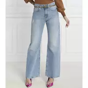 Spodnie damskie - Pinko Jeansy | Regular Fit | denim - miniaturka - grafika 1