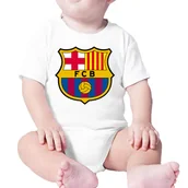 Body dla niemowląt - 0222 BODY DZIECIĘCE FC BARCELONA PREZENT 80 - miniaturka - grafika 1