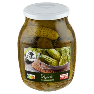 Carrefour Extra Ogórki konserwowe 840 g - Warzywa w marynacie - miniaturka - grafika 1