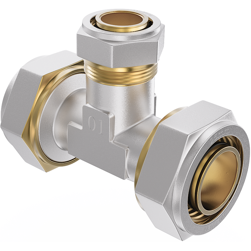 Mexen PEX-S trójnik redukcyjny skręcany PEX 20 x 16 x 16 - W97231-201616-00