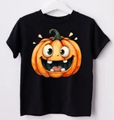 Koszulki dla dziewczynek - koszulka z dynią dynia31 - miniaturka - grafika 1