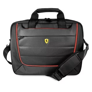 Torebki damskie - Ferrari Torba FECB15BK laptop 16" czarny/black Scuderia - grafika 1