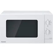 AGD OUTLET - Panasonic NN-SM21QW kompaktowa kuchenka mikrofalowa (800W, 5 poziomów mocy, obrotowy talerz o średnicy 255mm, sterowanie pokrętłem), biała - miniaturka - grafika 1