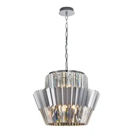 Lampy sufitowe - Designerski, kryształowy żyrandol do salonu ML0416 z serii DONNA - miniaturka - grafika 1