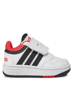 Buty dla chłopców - adidas Sneakersy Hoops 3.0 Cf I H03860 Biały - miniaturka - grafika 1