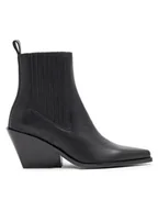 Botki damskie - Badura Botki COIMBRA-110432 Czarny - miniaturka - grafika 1