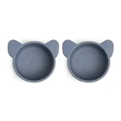 Miseczki i talerzyki dla dzieci - 2 Miseczki Silikonowe Na Przekąski Koala Bering Sea Nuuroo - miniaturka - grafika 1