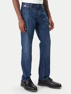 Spodnie męskie - Calvin Klein Jeans Jeansy LV04RE777G Granatowy Slim Fit - miniaturka - grafika 1