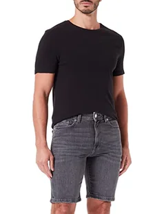Selected Homme SLHALEX 21408 M.Grey ST szorty W NOOS, średni szary denim, S - Spodenki damskie - miniaturka - grafika 1