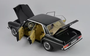 Norev Mercedes Benz 200/8 W115 1969 Black 1:18 183775 - Samochody i pojazdy dla dzieci - miniaturka - grafika 1