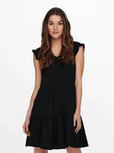 ONLY Sukienka letnia May 15226992 Czarny Regular Fit - Sukienki - miniaturka - grafika 1