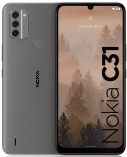 Nokia C31 4GB/128GB Dual Sim Szary - Telefony komórkowe - miniaturka - grafika 1