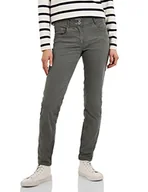 Spodnie damskie - Cecil Damskie spodnie materiałowe Slim, Easy khaki, 29W / 30L - miniaturka - grafika 1