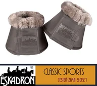 Akcesoria jeździeckie - Eskadron Kaloszki FAUXFUR Classic Sports A/W 21 - - steel grey - miniaturka - grafika 1