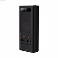 Przetwornice samochodowe - Baseus IGBT samochodowa przetwornica inwerter prądu 300W 220V (wtyczka CN/EU) czarny (CGNB010101) - miniaturka - grafika 1