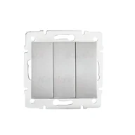 Wyłączniki światła i elektryczne - Kanlux Łącznik potrójny LOGI 02-1090-143 sr 25195 - miniaturka - grafika 1