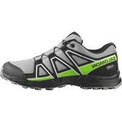 Buty dla chłopców - Salomon Speedcross Wodoodporne buty trekkingowe, zielone, 32 EU, Zielona, 32 EU - miniaturka - grafika 1