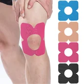 Akcesoria obuwnicze - Plastry kinesiotaping orteza opaska na kolano staw tejpy 4 szt - miniaturka - grafika 1