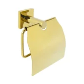 Stojaki i wieszaki na papier toaletowy - Uchwyt ścienny na papier toaletowy Nero Gold Ba-De - miniaturka - grafika 1