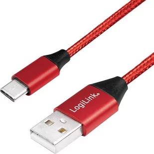 LogiLink USB-C 0.3m czerwony CU0147 - Kable USB - miniaturka - grafika 3