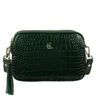 Torebki damskie - Elegancka listonoszka Canaletto – skóra z wzorem krokodyla TD830s275 - miniaturka - grafika 1