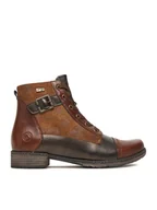 Botki damskie - Remonte Trzewiki CEO-D4381-24 Brązowy - miniaturka - grafika 1