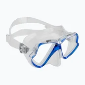 Maski do nurkowania - Maska do snorkelingu Mares Wahoo blue/clear - miniaturka - grafika 1