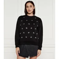 Bluzy damskie - Karl Lagerfeld Bluza Regular Fit - miniaturka - grafika 1